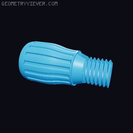 Stubby Allen key handles 3D model thumbnail