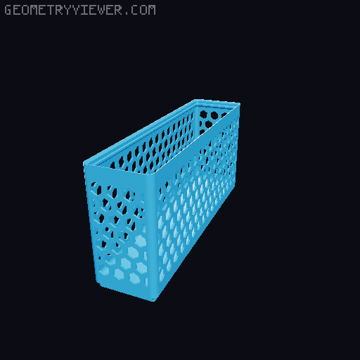 Gridfinity Hex Bins all sizes 3D model thumbnail