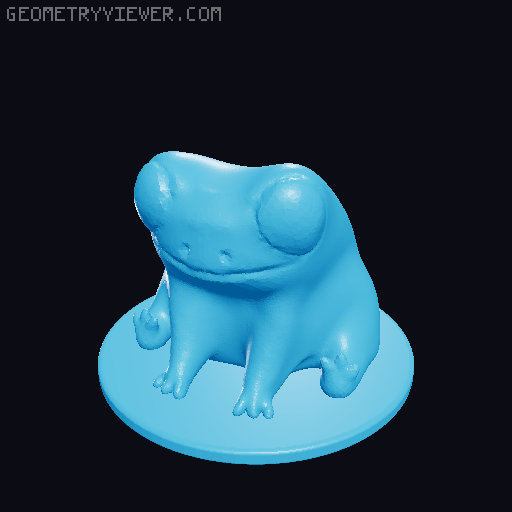 Fred The Frog 3D model thumbnail