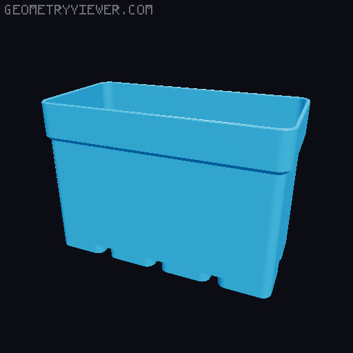 Festool/Tanos Organizer Sys-Org boxes / drawer organizer 3D model thumbnail