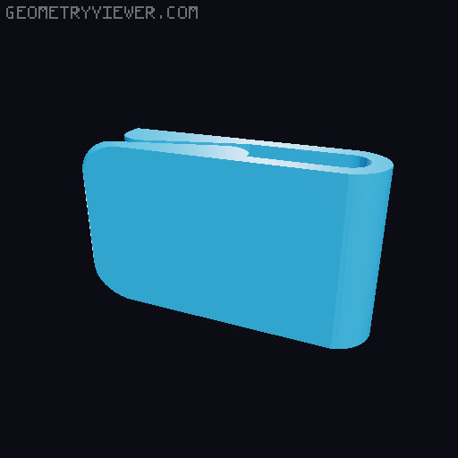 Sunglasses Clip 3D model thumbnail