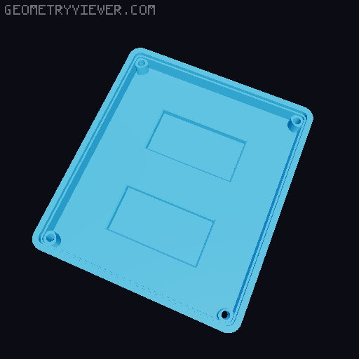 Gasflaschen Monitor 3D model thumbnail