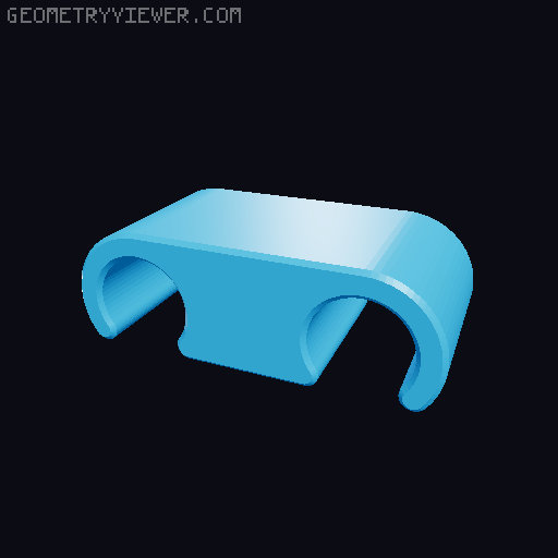 Watercooling / Radiator hose clamps 3D model thumbnail