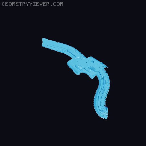 Gloomeskk's Watcher connected neck-body-tail 3D model thumbnail