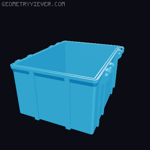 Brother TZe Tape Cartridge Box 3D model thumbnail