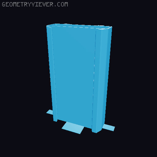 Simplest cable organizer 3D model thumbnail