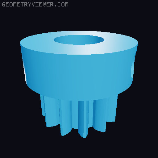 Self feeding filament pelletizer REMIX 3D model thumbnail