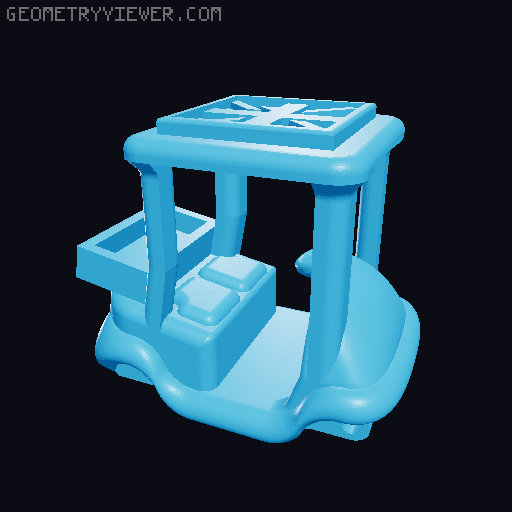 E3D Balloon Buggy 3D model thumbnail