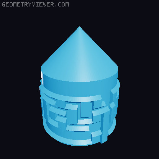 Slightly harder version of Difficult Print-in-Place Twisty Puzzle Box 3D model thumbnail