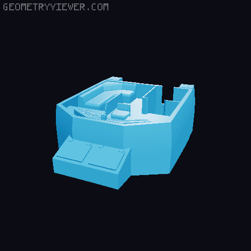 RC Boat 134 parts - 1907 TUG from DAMEN 3D model thumbnail