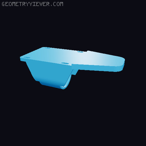 Berceau pour moteur RC OCCRE ULISES 3D model thumbnail