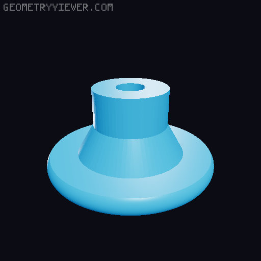 Two-part climbing holds crocs pins 3D model thumbnail