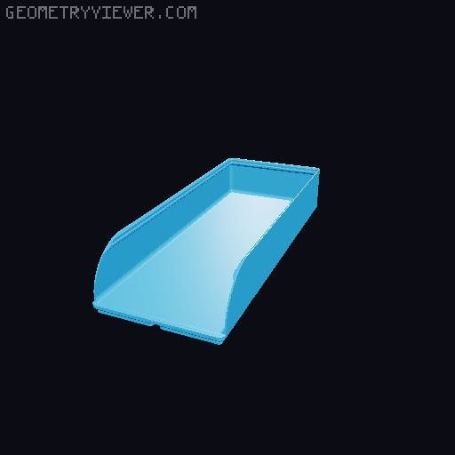 Gridfinity rouded bins collection all sizes 3D model thumbnail