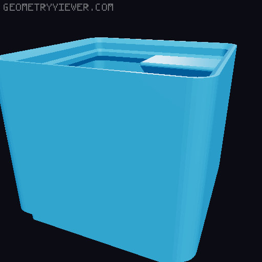 Gridfinity cups height 5 (39mm) collection 3D model thumbnail