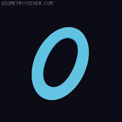 House Address Numbers 3D model thumbnail