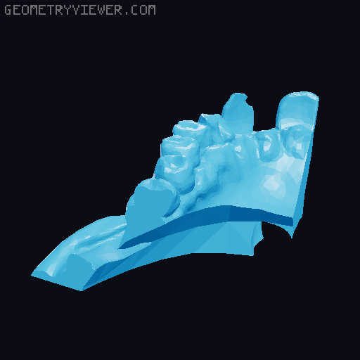 DemiLich Skull Mask 3D model thumbnail