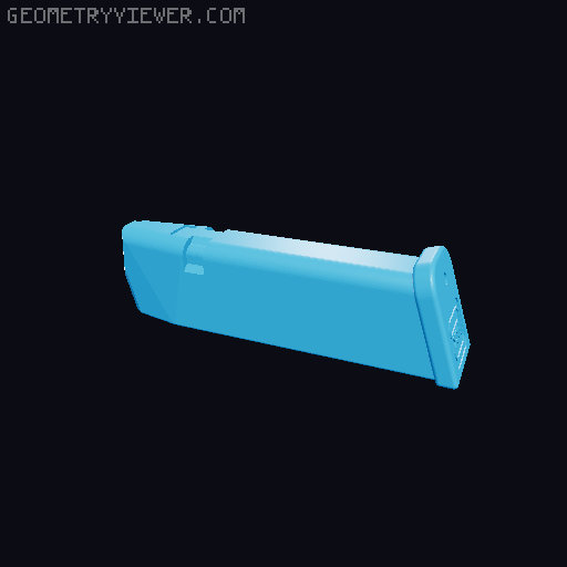 Glock 9mm Dummy Training Magazines 3D model thumbnail