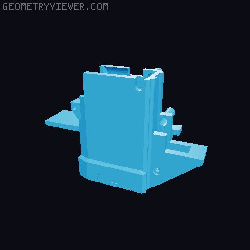 Dart Zone/Adventure Force Matrixfire Talon Magazine Adapter 3D model thumbnail