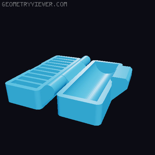 Pre-fabs for fuchsr's "Print-in-Place, Customizable Cases for Button-type Batteries" -  25+ sizes 3D model thumbnail