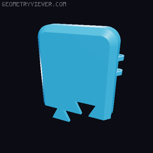Ayn ODIN 2 Travel Box / Case - Small Version 3D model thumbnail