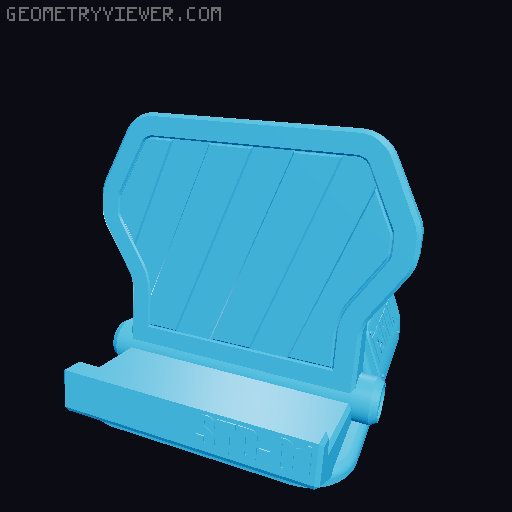 Mecha phone/tablet stand 3D model thumbnail