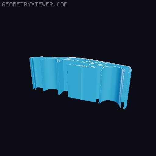 Car silhouettes! different models 3D model thumbnail