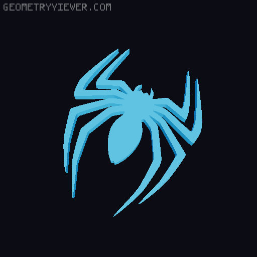 PS5 Spiderman Controller Stand 3D model thumbnail