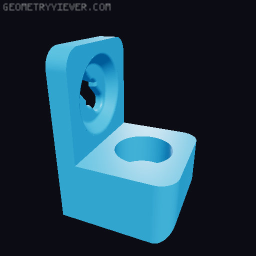 TS21 holder for IKEA Skadis (T-Clip System) 3D model thumbnail