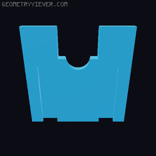 Coffee Blocks: MHW-3Bomber 58mm portafilter block 3D model thumbnail