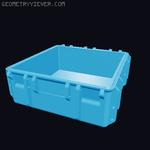 SBox for MINI - stackable toolbox system 3D model thumbnail