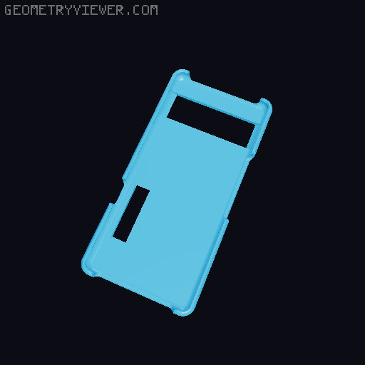 Google Pixel 7 Case 3D model thumbnail