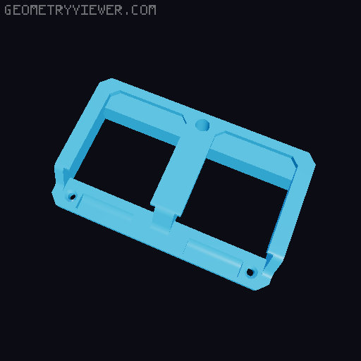Makita 18v battery rack - multiple 3D model thumbnail