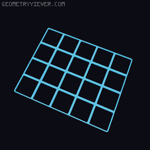EcoGrid - Minimalistic Gridfinity Base 3D model thumbnail