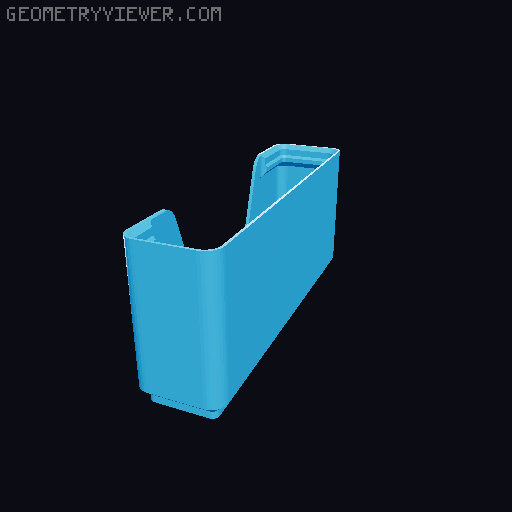 Gridfinity wall cutout collection 3D model thumbnail