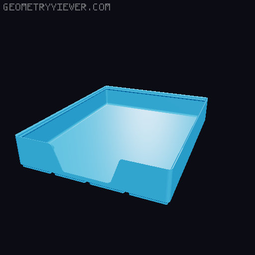 Gridfinity wall cutout collection 3D model thumbnail