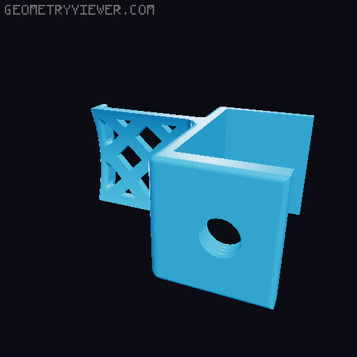 Headphone holder 3D model thumbnail