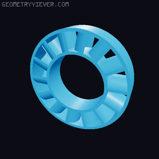 Jet Engine - working compressed air turbofan by rndmframes_printing 3D model thumbnail