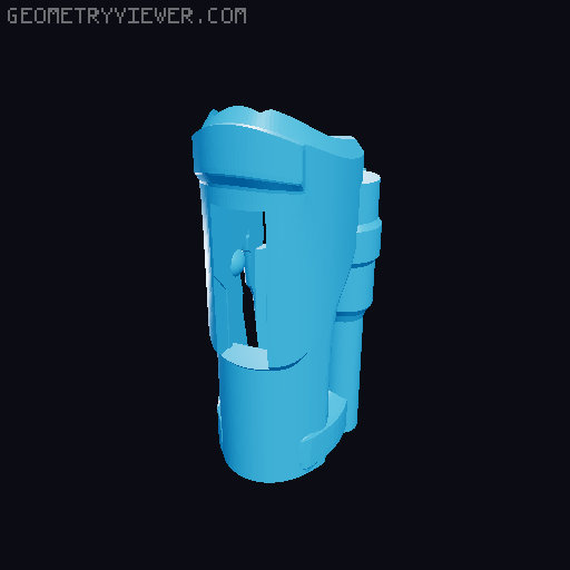 Dummy 13 - Terminator T800 Armor 3D model thumbnail