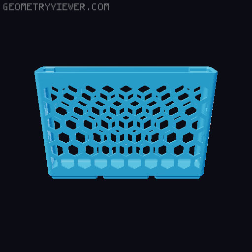 Gridfinity Hex Bins all sizes 3D model thumbnail
