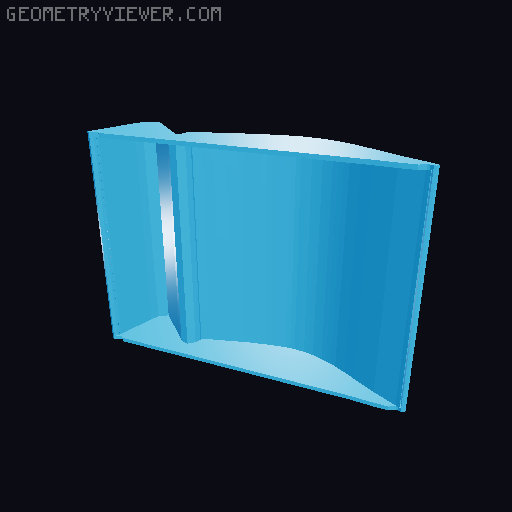 Ford Falcon BA/BF XR6 Rear Tow Bar Cover 3D model thumbnail