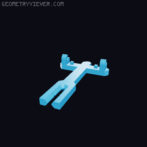 Pencil Banners 3D model thumbnail