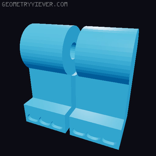 Elephant Costume Girl Giant Minifig 3D model thumbnail