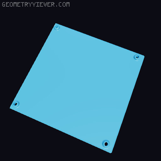 Jonsbo N6 Air Vent Blockers 3D model thumbnail