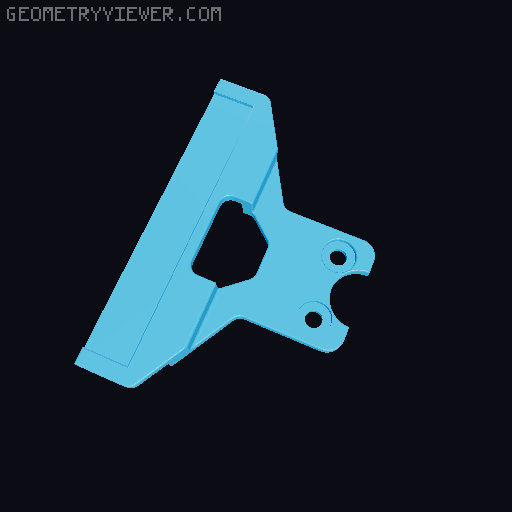 Parametric Silicone Nozzle Cleaning Brush Mount for K1C 3D model thumbnail