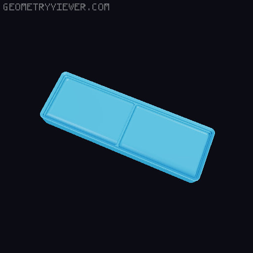 Gridfinity Divider Bins 3D model thumbnail