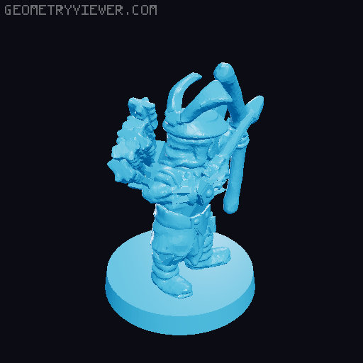 Easterling Archers 10mm Scale 3D model thumbnail