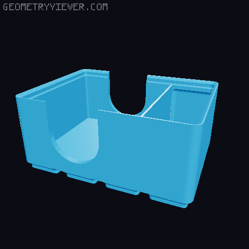 Gridfinity medicine cabinet collection (space constrained) 3D model thumbnail