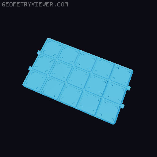 Gridfinity Toolbox (Parametric) 3D model thumbnail
