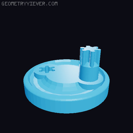 4 Stroke Flathead Boxer Engine 3D model thumbnail