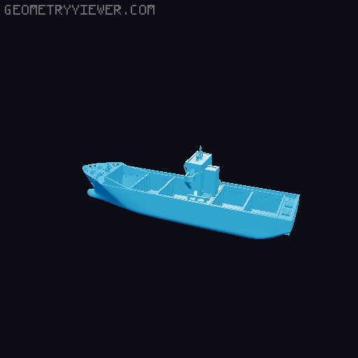 EMMA - a Container Ship 3D model thumbnail